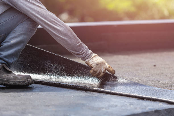 Professional Waterproofing technician working in Arlington, WA